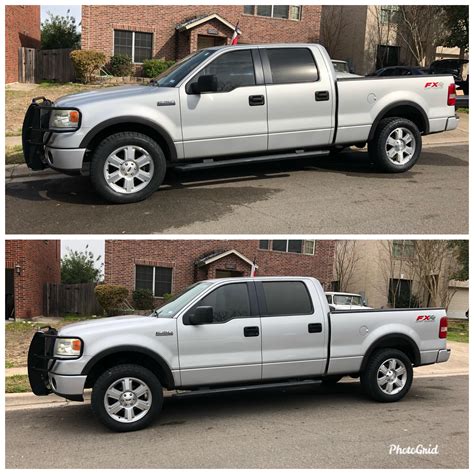 f150 2 inch leveling kit before and after|readylift leveling kit ford f150.